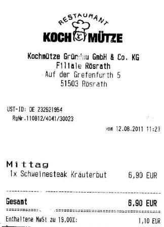 izdb Hffner Kochmtze Restaurant